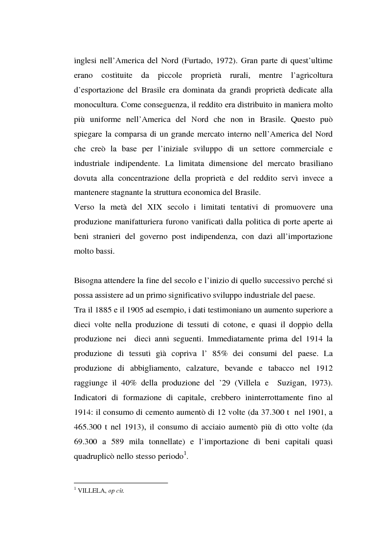 Anteprima della tesi: I modelli produttivi territoriali dell'economia brasiliana, Pagina 7