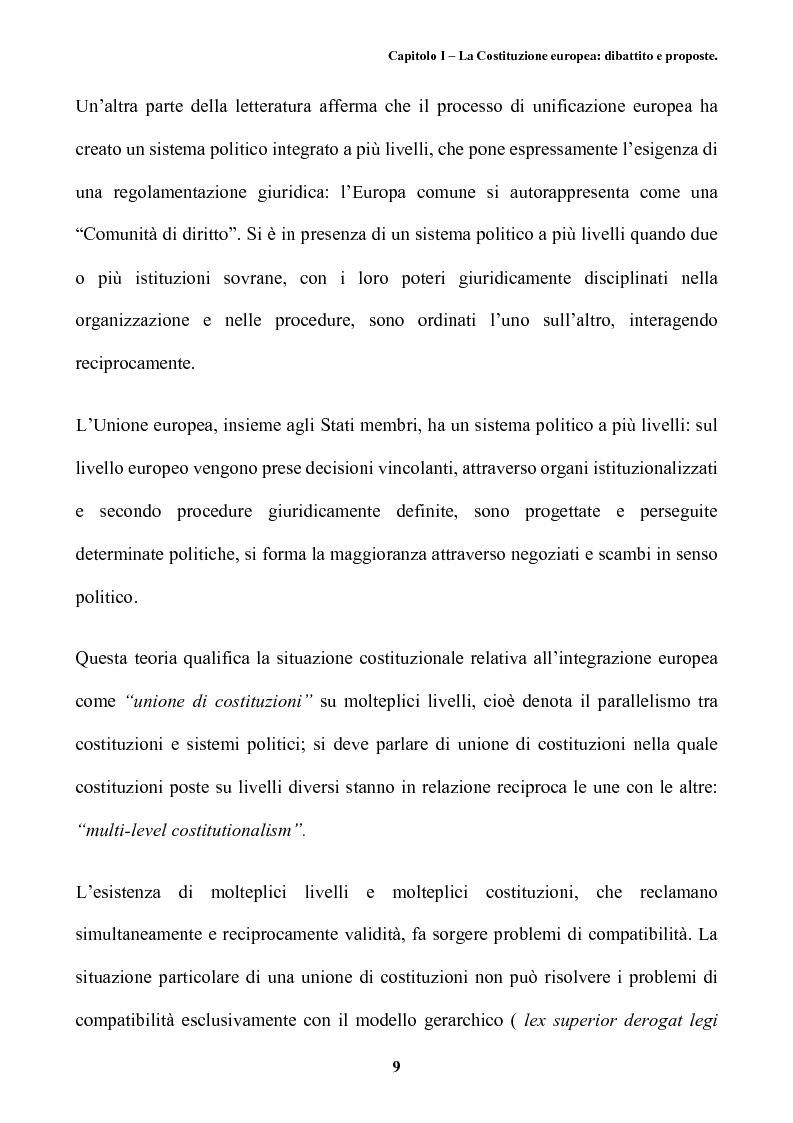 Anteprima della tesi: Il futuro dell'Europa: dalla riforma della governance alla Costituzione europea, Pagina 13