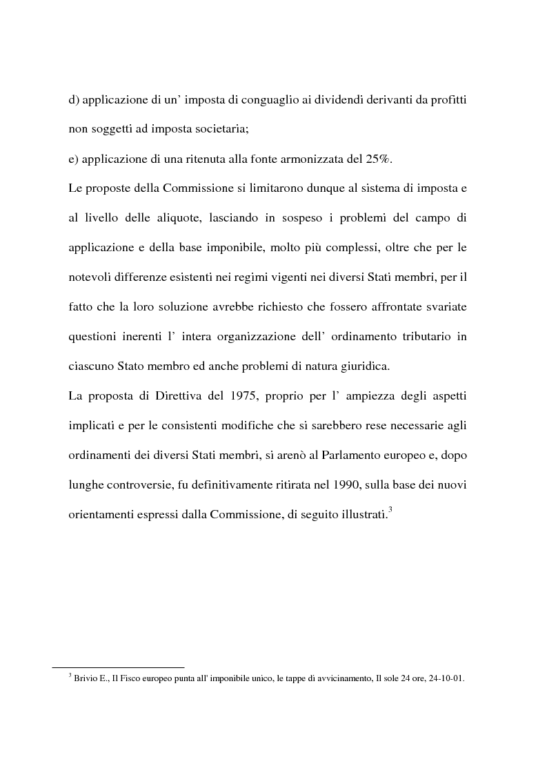 Anteprima della tesi: L'armonizzazione fiscale europea, Pagina 12