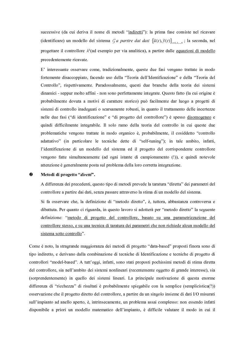 Anteprima della tesi: Identificazione e controllo non-lineare mediante tecniche di tipo parametrico, Pagina 11