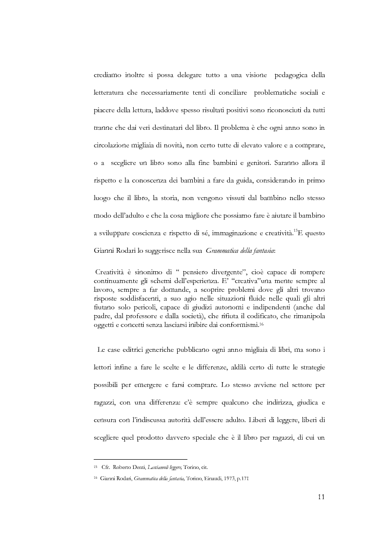Anteprima della tesi: Il libro per l'infanzia. Editori, lettori, esperienze siciliane, Pagina 9