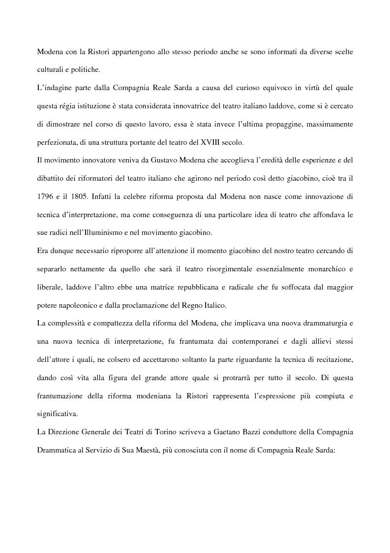 Anteprima della tesi: Maria Antonietta di Paolo Giacometti. Storia di una drammaturgia, Pagina 2