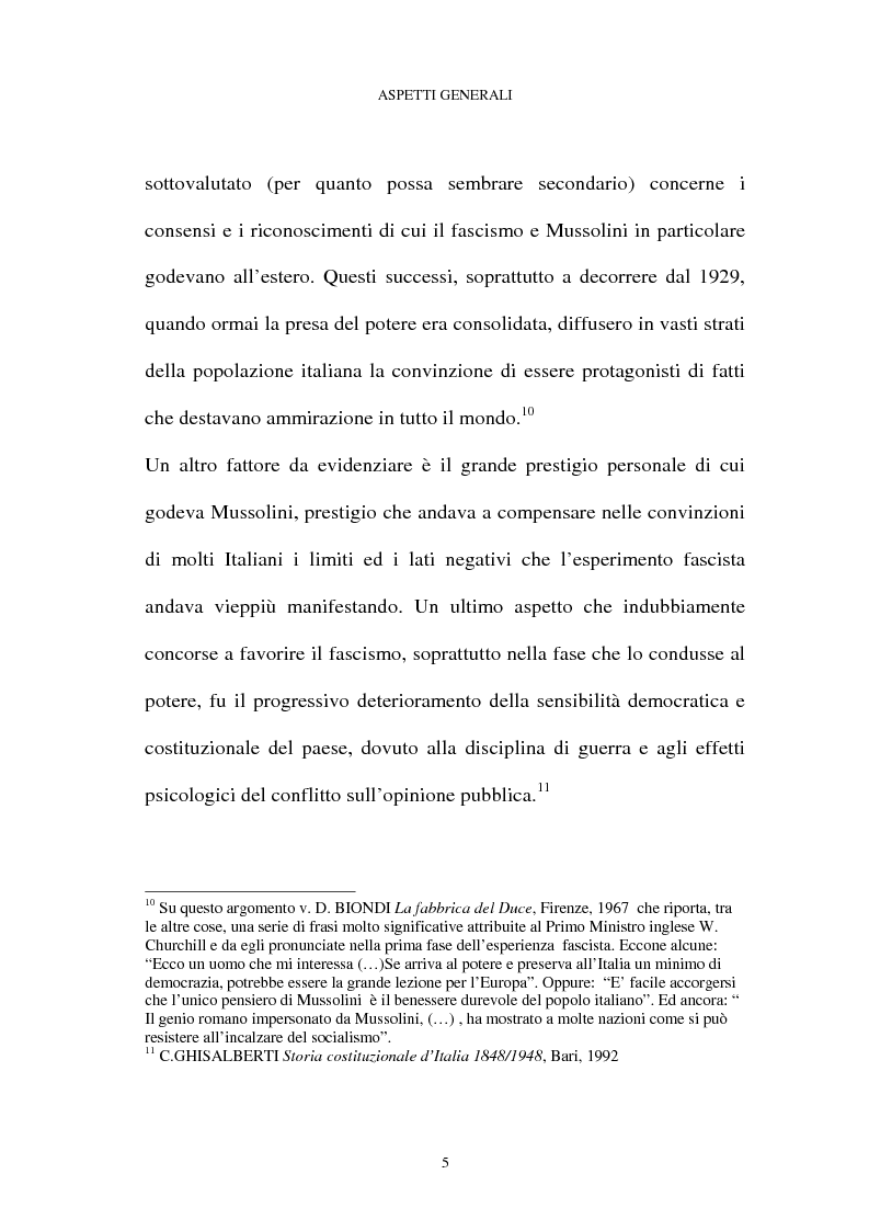 Anteprima della tesi: Le restrizioni della libertà di manifestazione del pensiero nel periodo fascista: la disciplina della stampa e delle radiodiffusioni circolari, Pagina 4