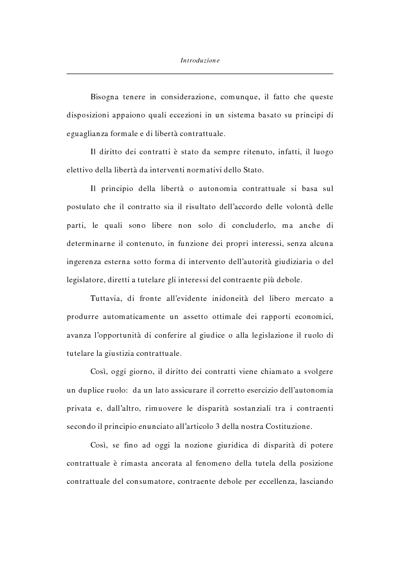 Anteprima della tesi: Abuso di dipendenza economica nella disciplina del contratto, Pagina 2