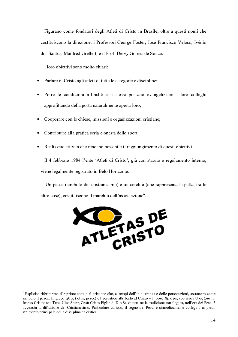 Anteprima della tesi: Atleti di Cristo. Tra sacro e profano, un movimento salvifico espresso dalla religiosità brasiliana, Pagina 11