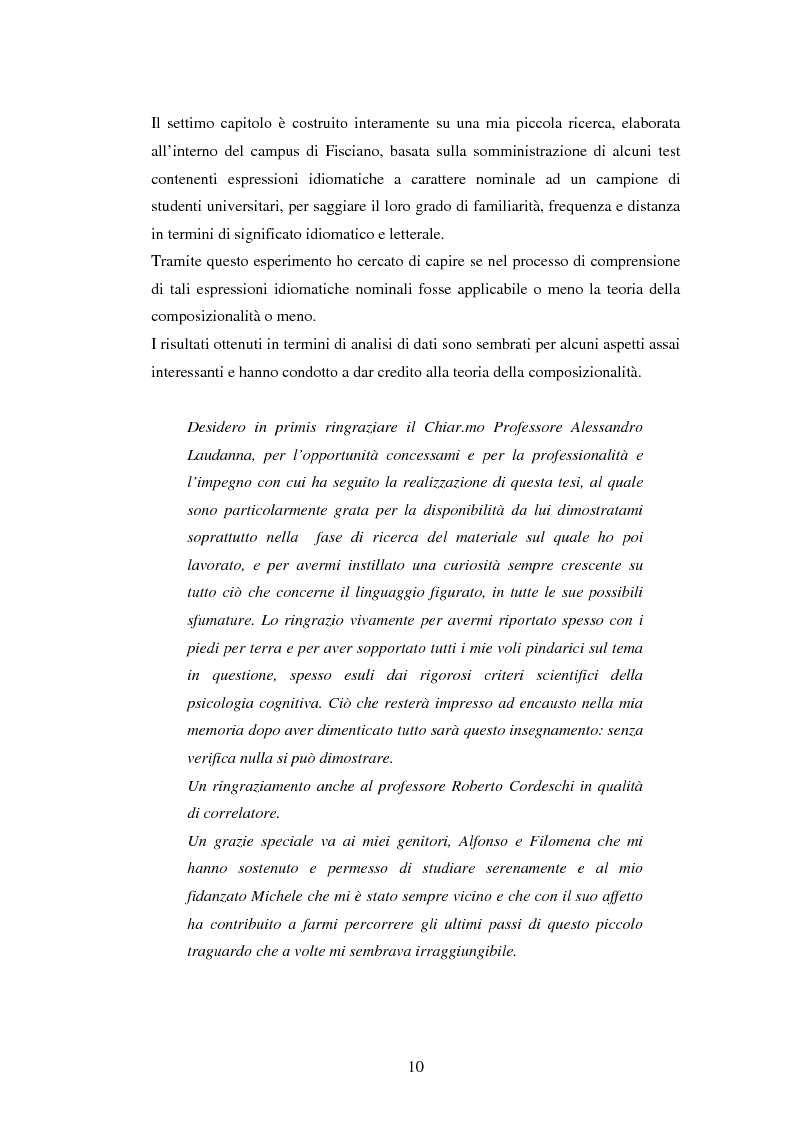 Anteprima della tesi: Il linguaggio figurato e la comprensione delle espressioni idiomatiche, Pagina 5