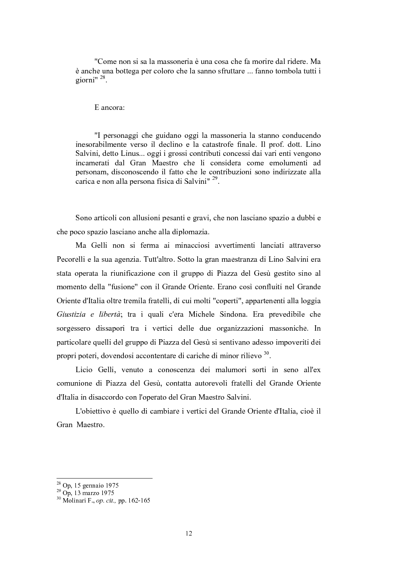 Anteprima della tesi: ''Il Potere è nei media''. La P2 e l'editoria nella stampa italiana e inglese, Pagina 15