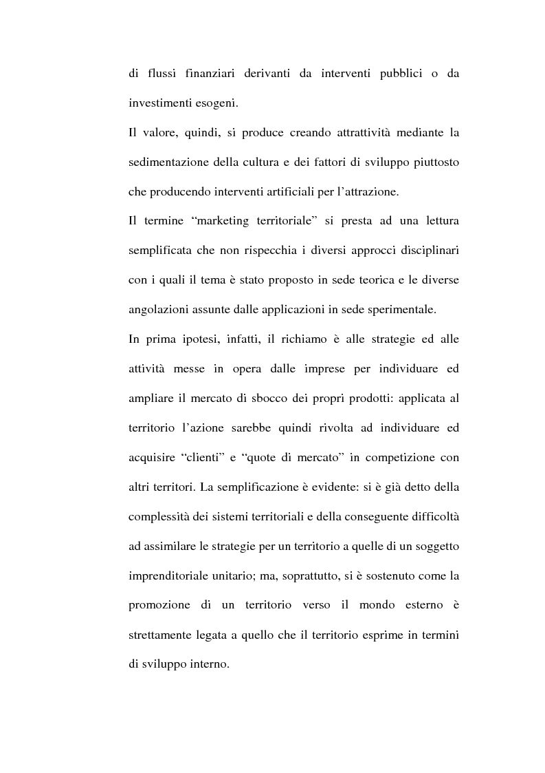 Anteprima della tesi: Lo sviluppo territoriale e l'importanza delle risorse locali: piano di marketing turistico-culturale della città di Benevento, Pagina 11
