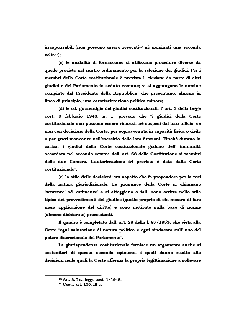 Anteprima della tesi: Il vincolo di giudicato nel controllo di costituzionalità delle leggi, Pagina 8