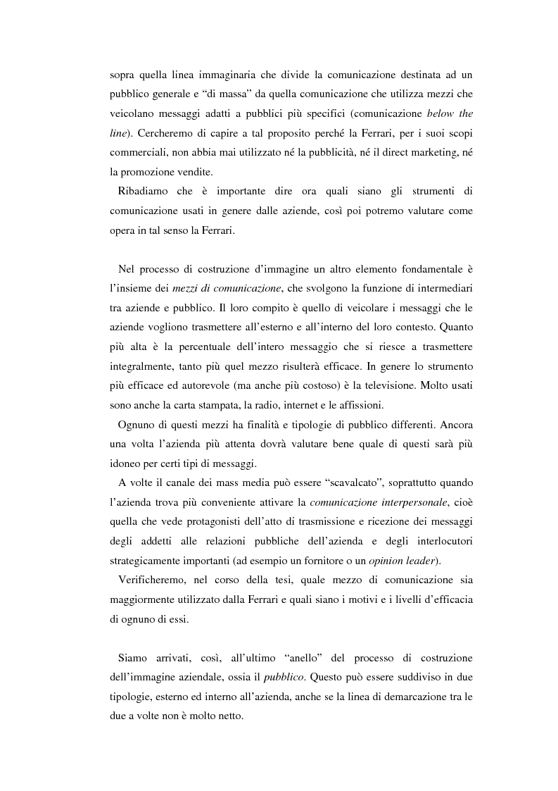 Anteprima della tesi: Comunicare l'immagine di eccellenza - Il caso Ferrari, Pagina 15