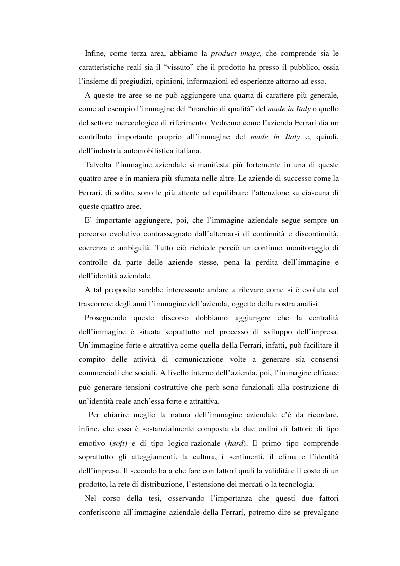 Anteprima della tesi: Comunicare l'immagine di eccellenza - Il caso Ferrari, Pagina 7