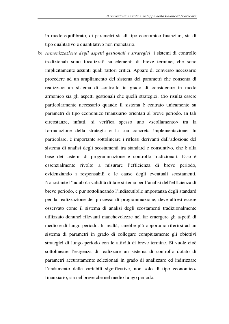 Anteprima della tesi: La balanced scorecard come supporto alla pianificazione interattiva, Pagina 15