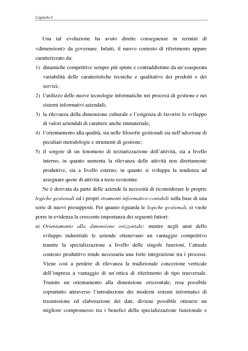 Anteprima della tesi: La balanced scorecard come supporto alla pianificazione interattiva, Pagina 8