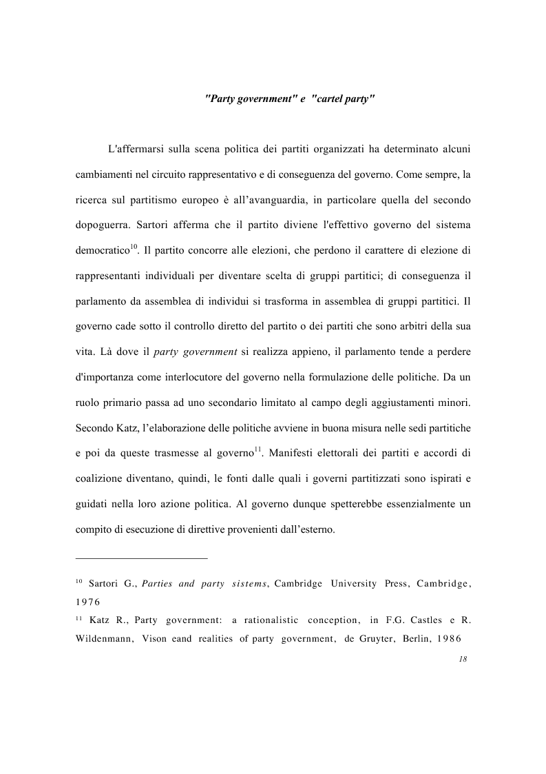 Anteprima della tesi: Partiti e imprese pubbliche - Il caso del Monte dei Paschi di Siena, Pagina 14
