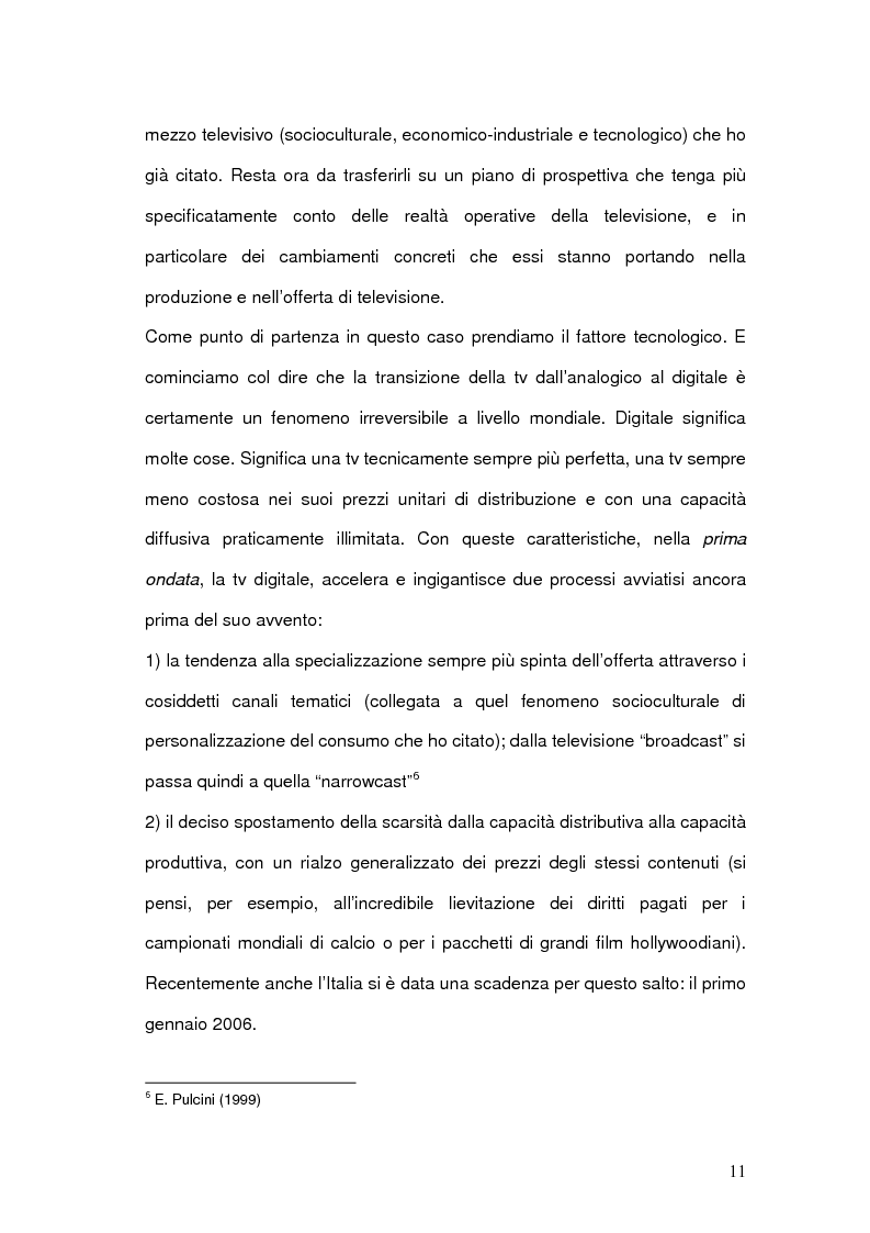 Anteprima della tesi: Strategie comunicative delle televisioni sul web, Pagina 9