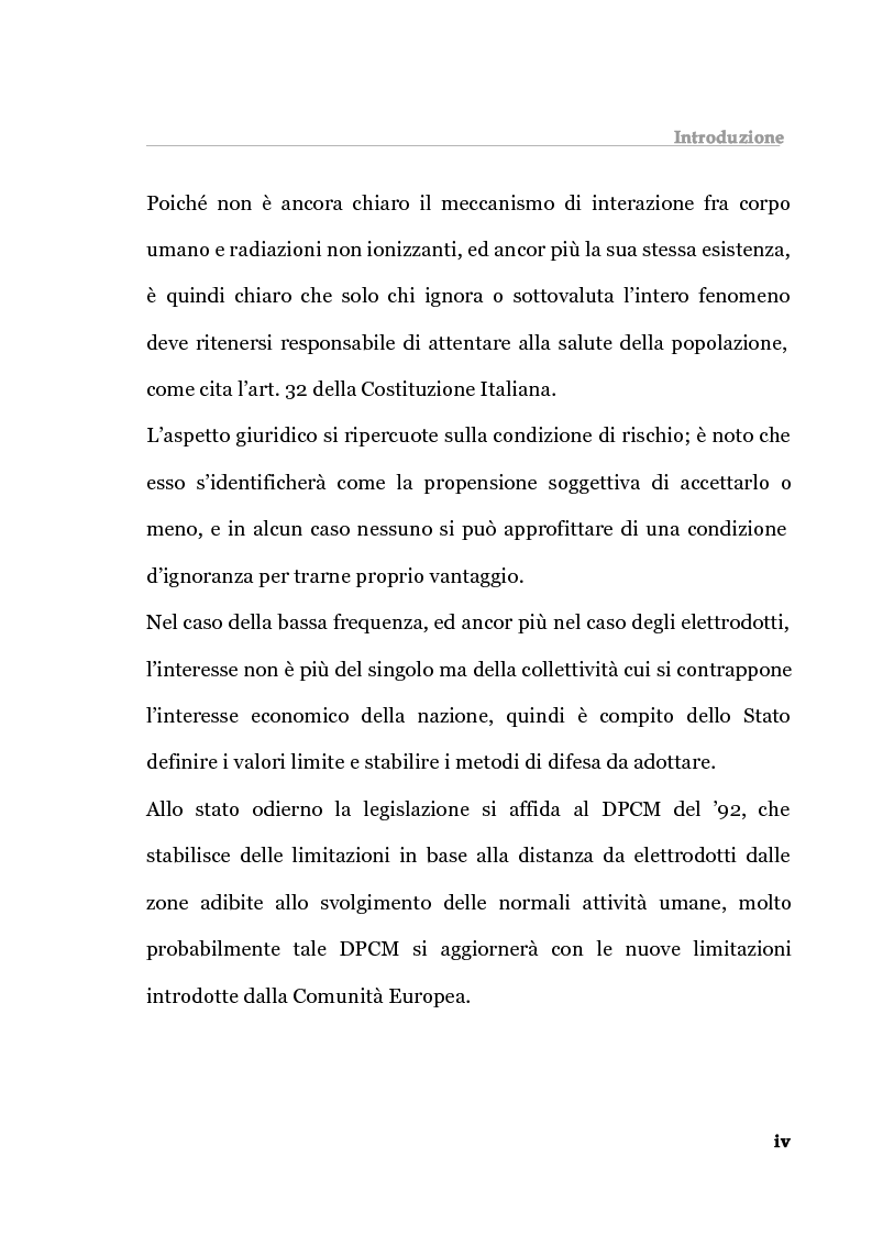 Anteprima della tesi: Analisi tecnica normativa e giuridica sull'elettrosmog a bassa frequenza, Pagina 4