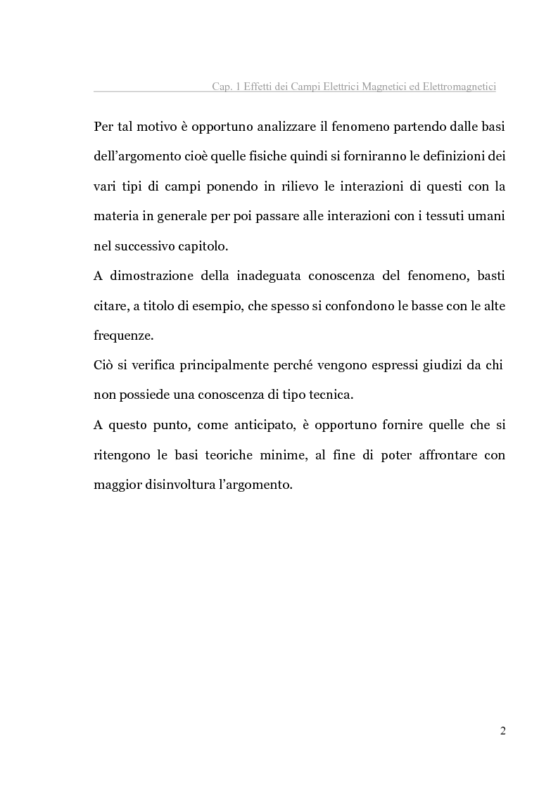 Anteprima della tesi: Analisi tecnica normativa e giuridica sull'elettrosmog a bassa frequenza, Pagina 7