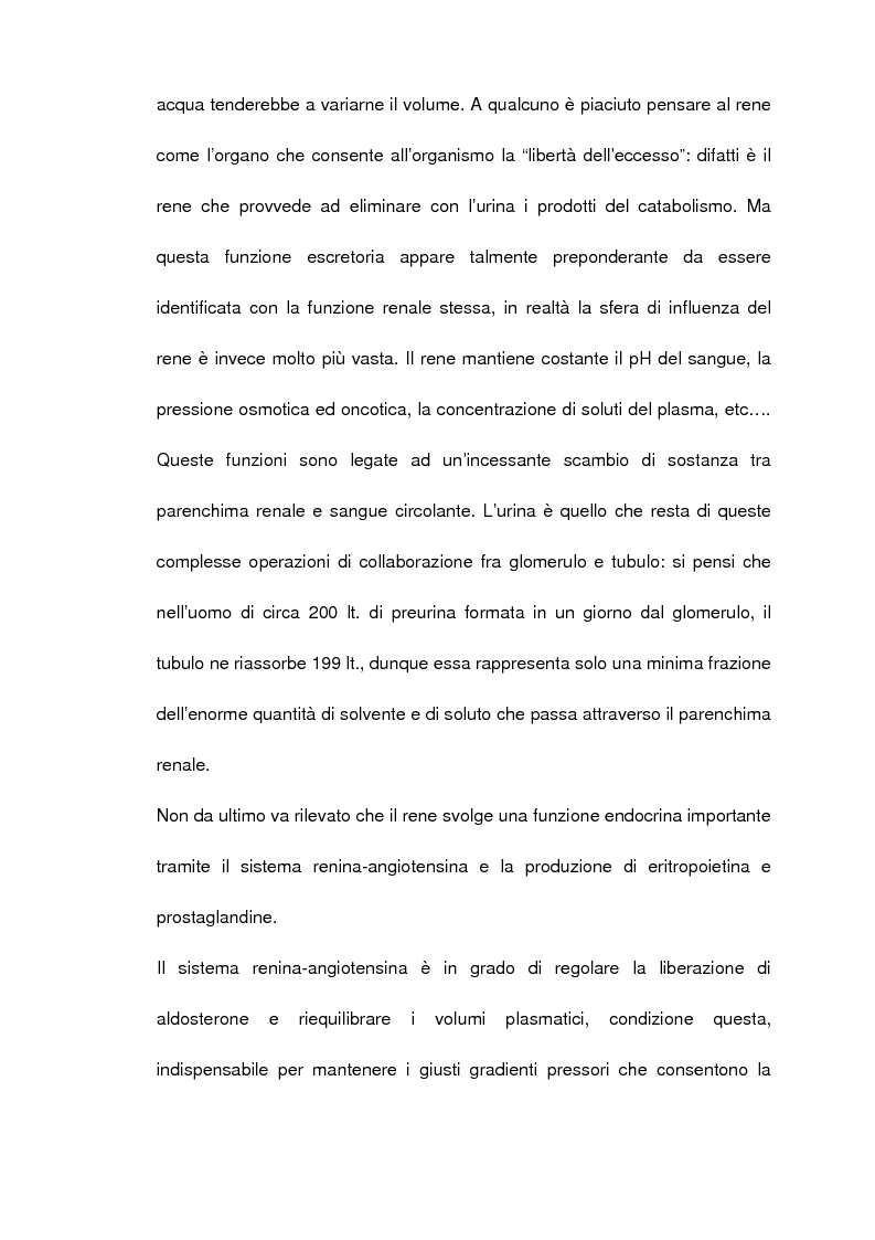 Anteprima della tesi: Studio nosografico dell'impegno cardiaco nelle malattie renali del cane, Pagina 5
