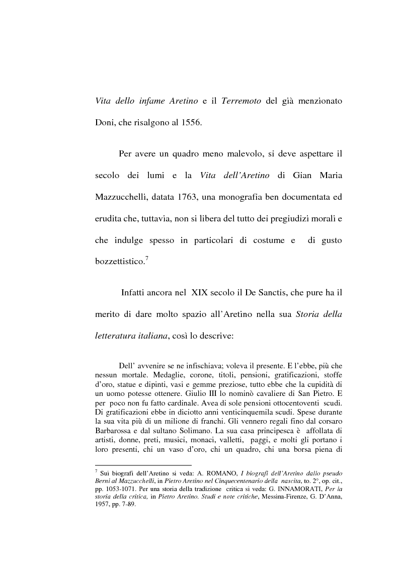 Anteprima della tesi: ''Io non son cieco ne la pittura'' Pietro Aretino e le arti figurative, Pagina 10