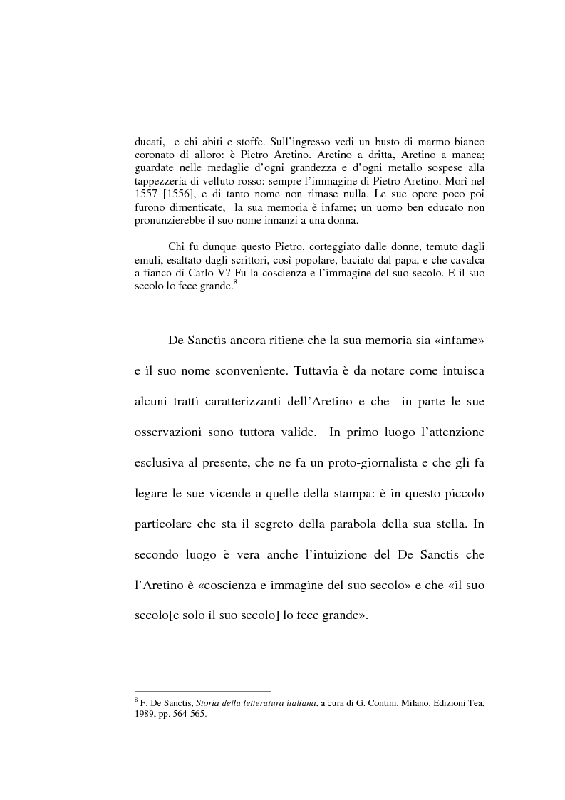Anteprima della tesi: ''Io non son cieco ne la pittura'' Pietro Aretino e le arti figurative, Pagina 11
