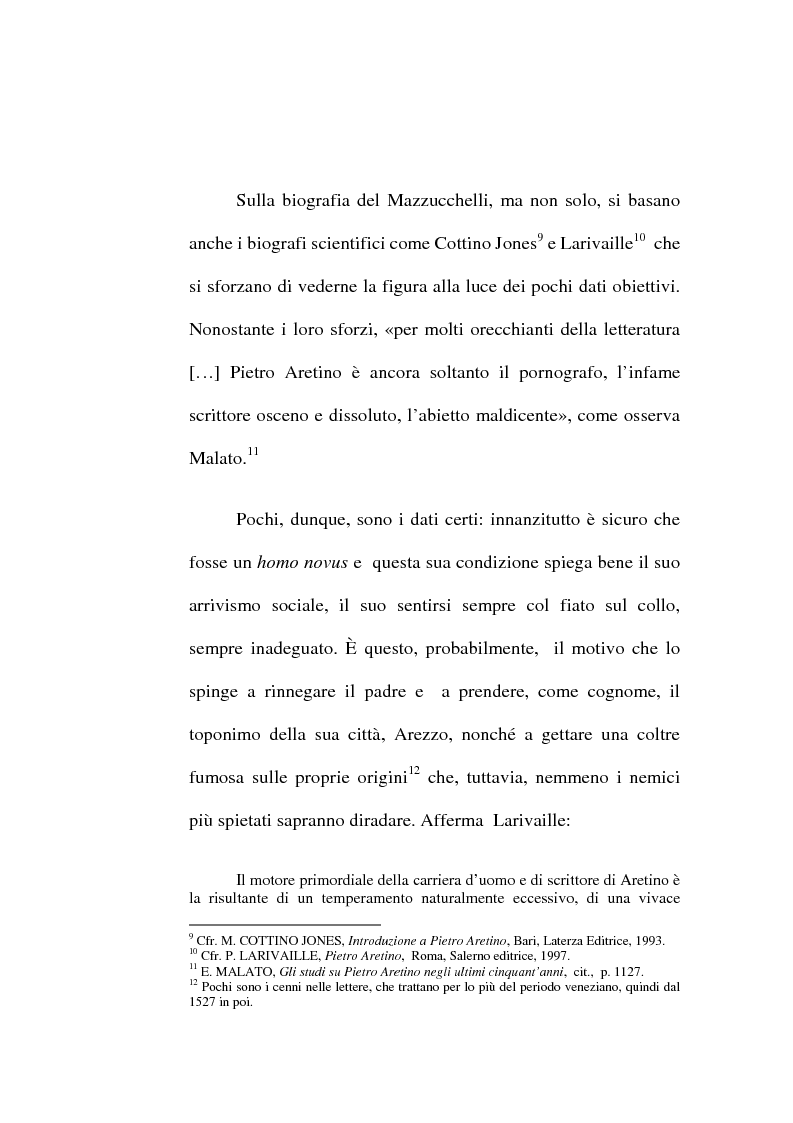 Anteprima della tesi: ''Io non son cieco ne la pittura'' Pietro Aretino e le arti figurative, Pagina 12
