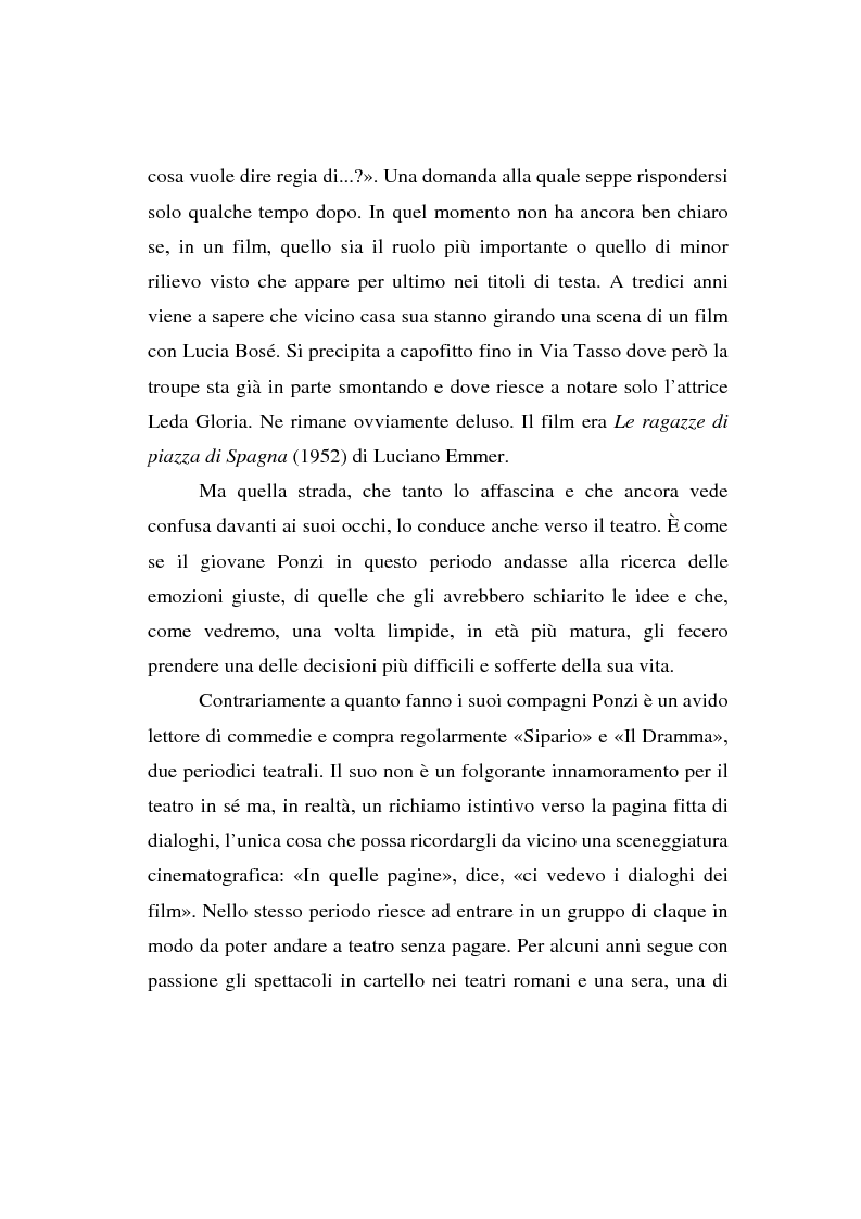Anteprima della tesi: Maurizio Ponzi. Tra arte e mestiere, Pagina 10