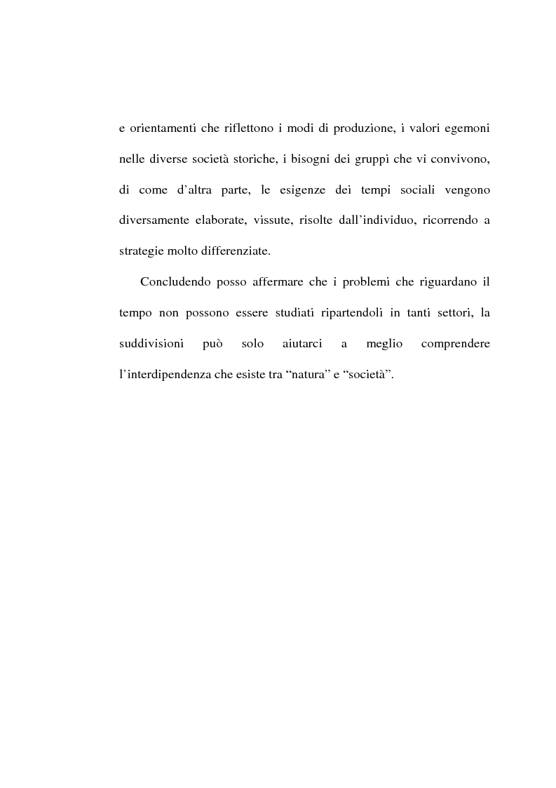 Anteprima della tesi: Il tempo, un mistero da esplorare: analisi sociologica al concetto di tempo, Pagina 11