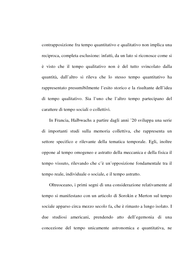 Anteprima della tesi: Il tempo, un mistero da esplorare: analisi sociologica al concetto di tempo, Pagina 13