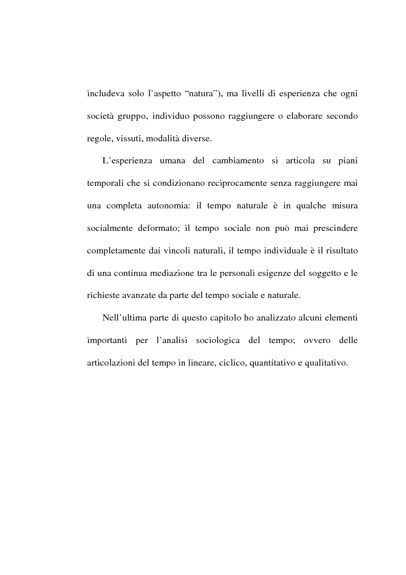 Anteprima della tesi: Il tempo, un mistero da esplorare: analisi sociologica al concetto di tempo, Pagina 2