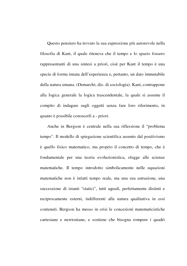 Anteprima della tesi: Il tempo, un mistero da esplorare: analisi sociologica al concetto di tempo, Pagina 4