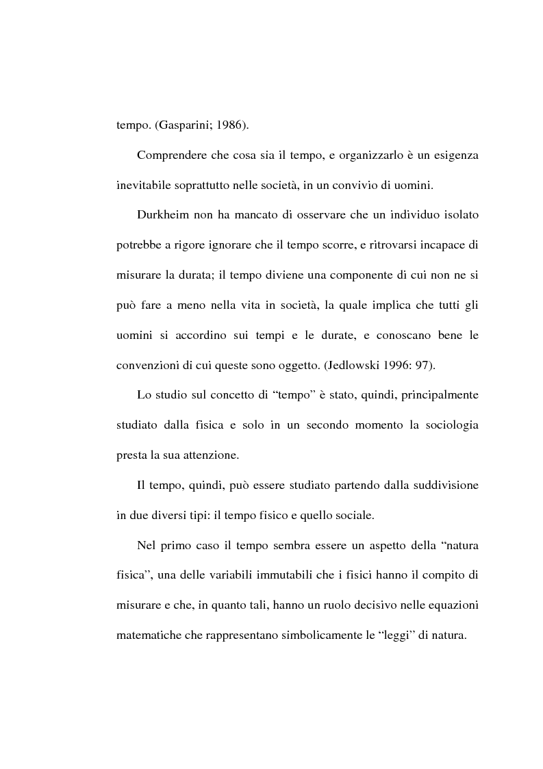 Anteprima della tesi: Il tempo, un mistero da esplorare: analisi sociologica al concetto di tempo, Pagina 7