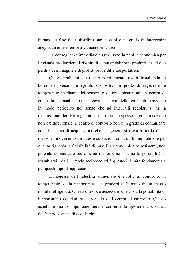 Anteprima della tesi: Trasmissione bidirezionale di dati di controllo tramite sms su reteradiomobile numerica, Pagina 2