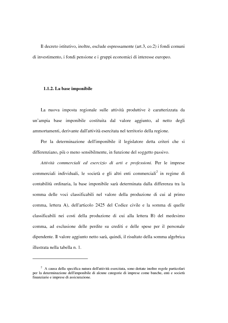 Anteprima della tesi: Valutazione degli effetti economici dell'Imposta Regionale sulle Attività Produttive (Irap), Pagina 8