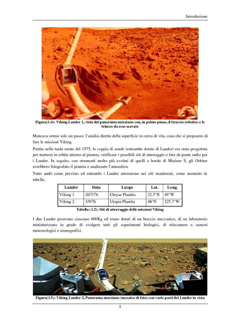 Anteprima della tesi: Progettazione dei sottosistemi propulsivo, estrattivo e campionatore di una sonda per l'esplorazione del sottosuolo marziano, Pagina 5