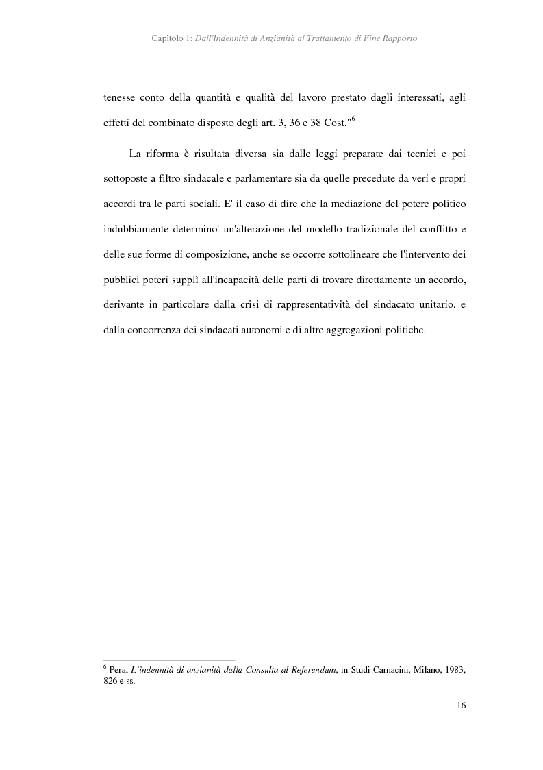 Anteprima della tesi: La determinazione del trattamento di fine rapporto nella giurisprudenza, Pagina 14