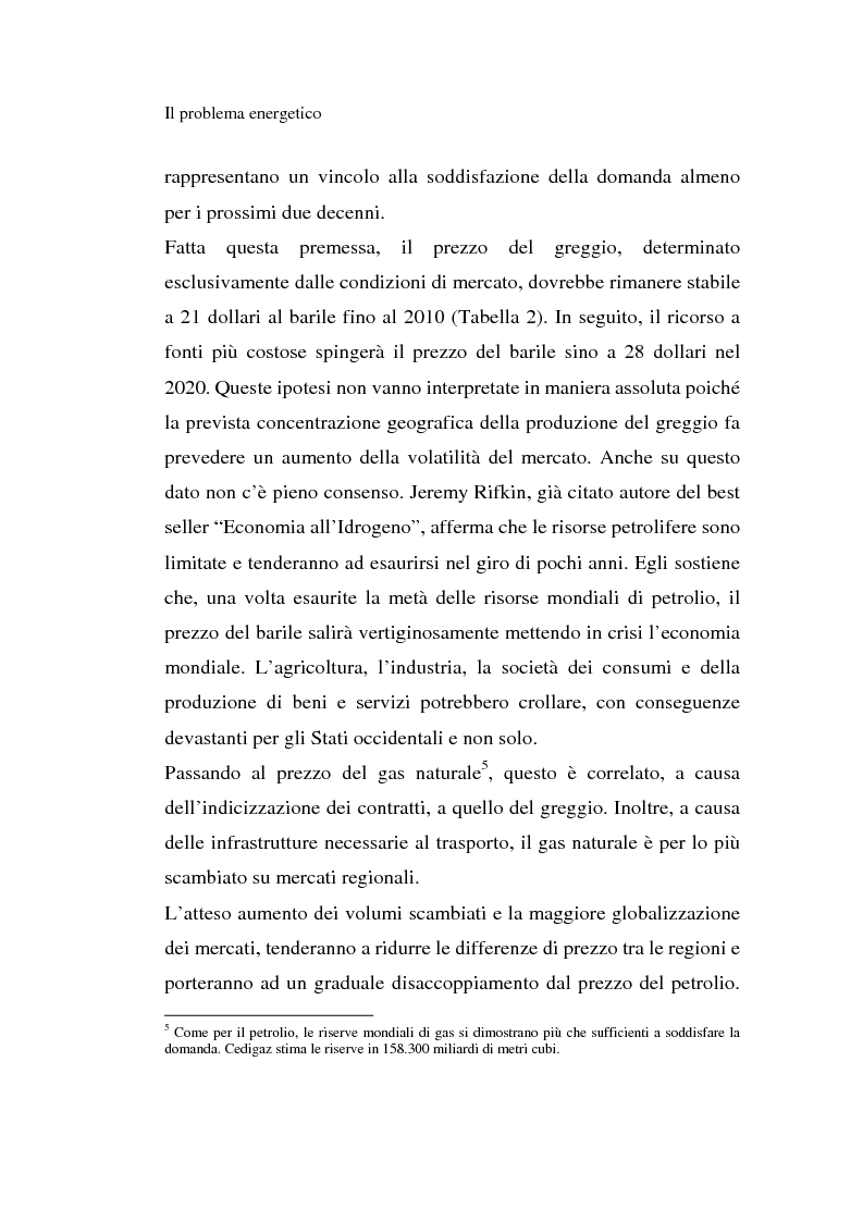 Anteprima della tesi: L'idrogeno: il vettore energetico del futuro. Prospettive di utilizzo nelle applicazioni stazionarie, Pagina 10