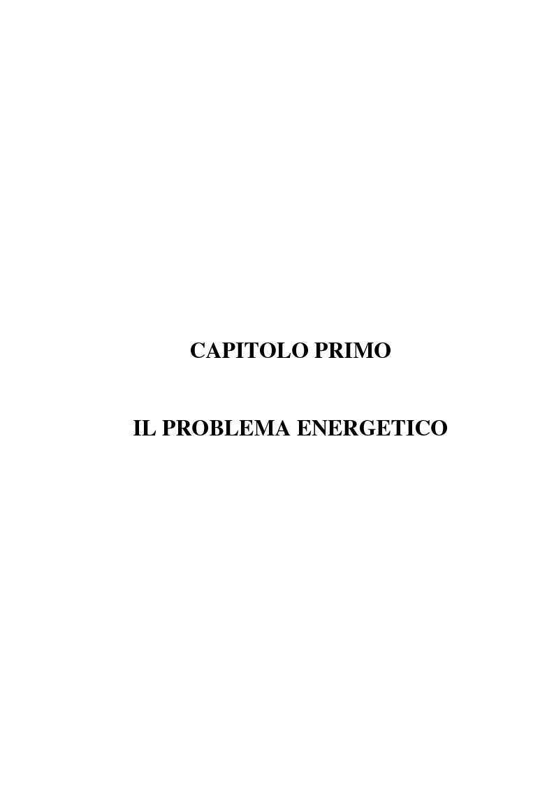 Anteprima della tesi: L'idrogeno: il vettore energetico del futuro. Prospettive di utilizzo nelle applicazioni stazionarie, Pagina 6