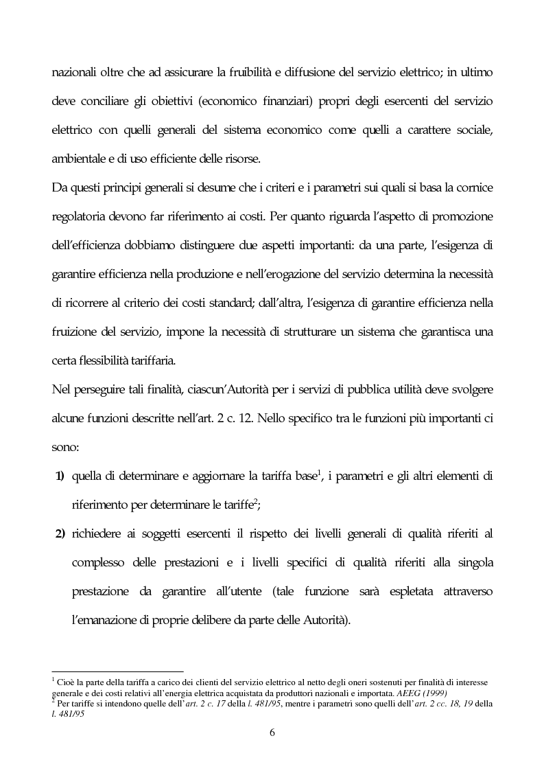 Anteprima della tesi: Il sistema delle tariffe elettriche, Pagina 3