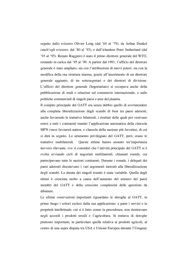 Anteprima della tesi: Il Wto e l'Unione europea, Pagina 6