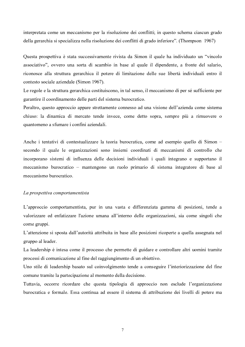Anteprima della tesi: Sistemi di programmazione e controllo nelle organizzazioni basate su team autoregolati, Pagina 5