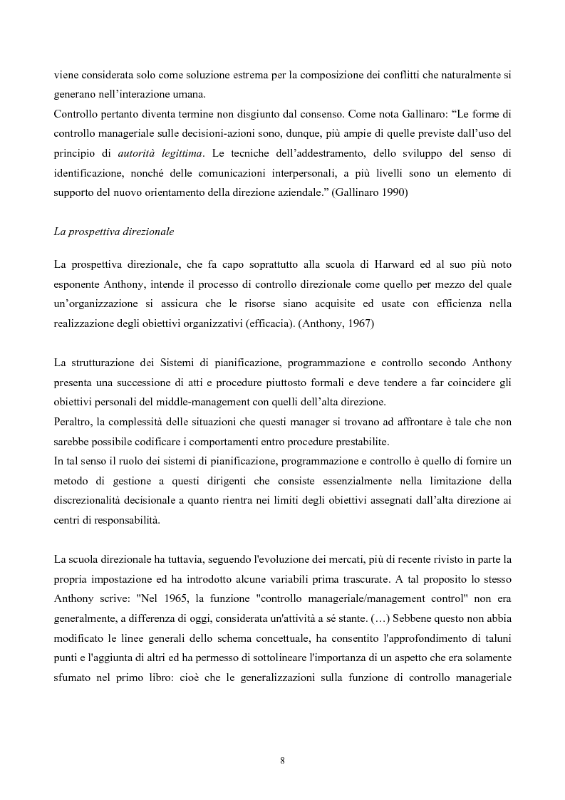 Anteprima della tesi: Sistemi di programmazione e controllo nelle organizzazioni basate su team autoregolati, Pagina 6