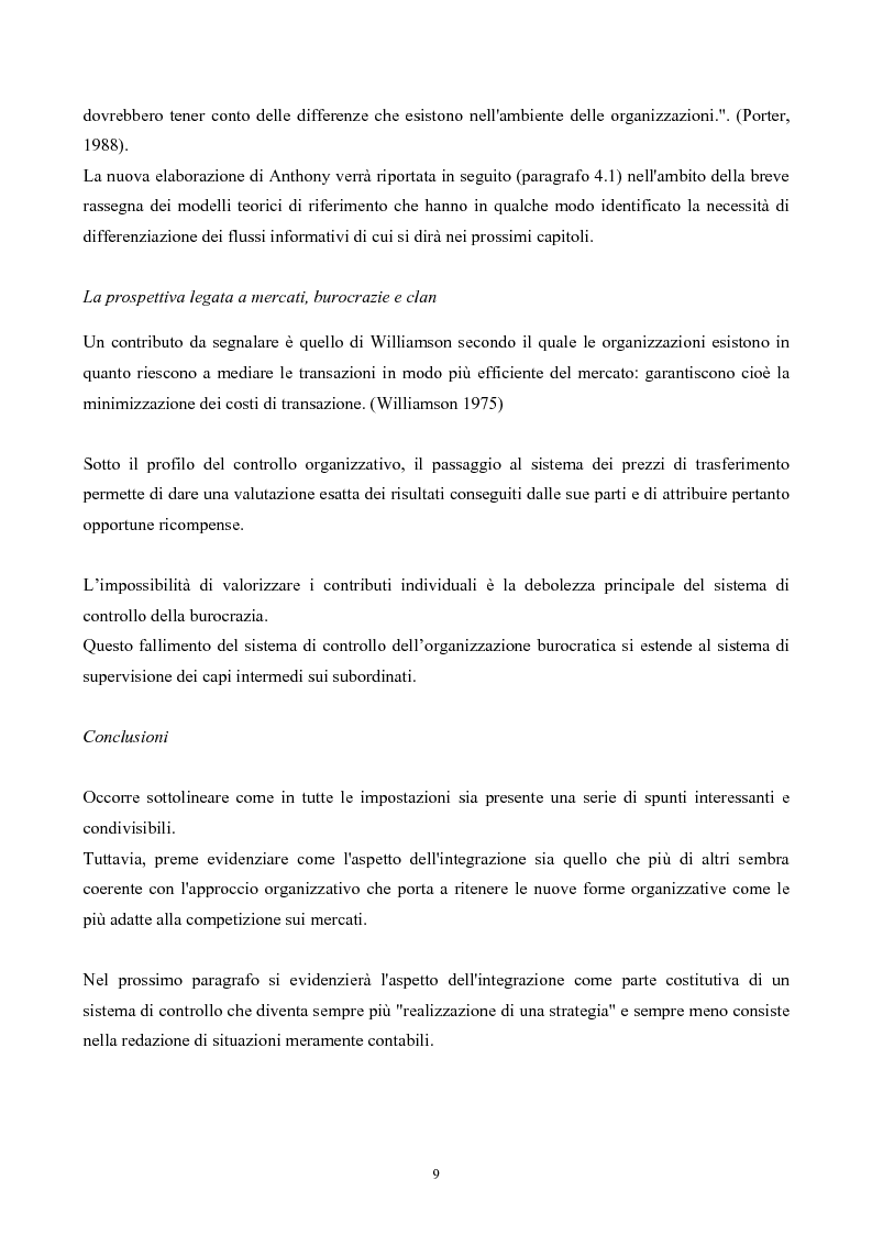 Anteprima della tesi: Sistemi di programmazione e controllo nelle organizzazioni basate su team autoregolati, Pagina 7