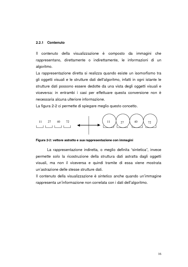 Anteprima della tesi: JLab: un sistema per la creazione di animazioni di algoritmi. Gestione degli algoritmi, Pagina 12