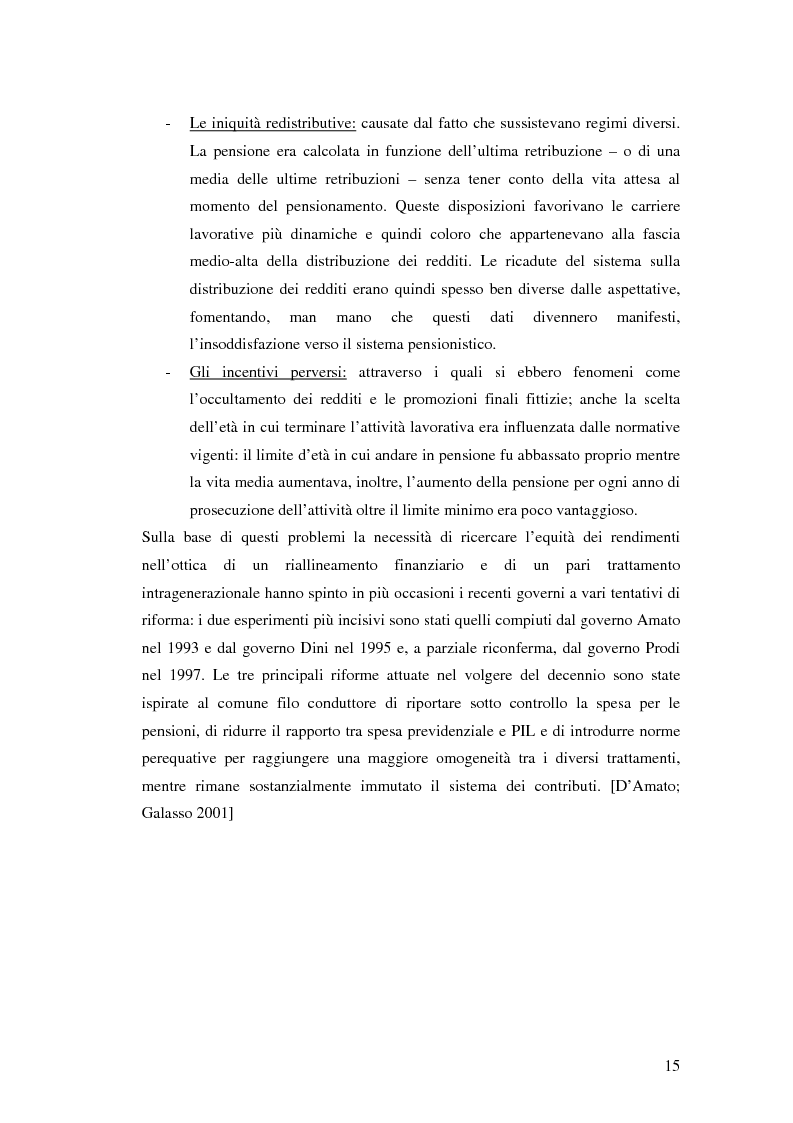 Anteprima della tesi: Il terzo pilastro della previdenza: analisi di un decollo mancato, Pagina 10