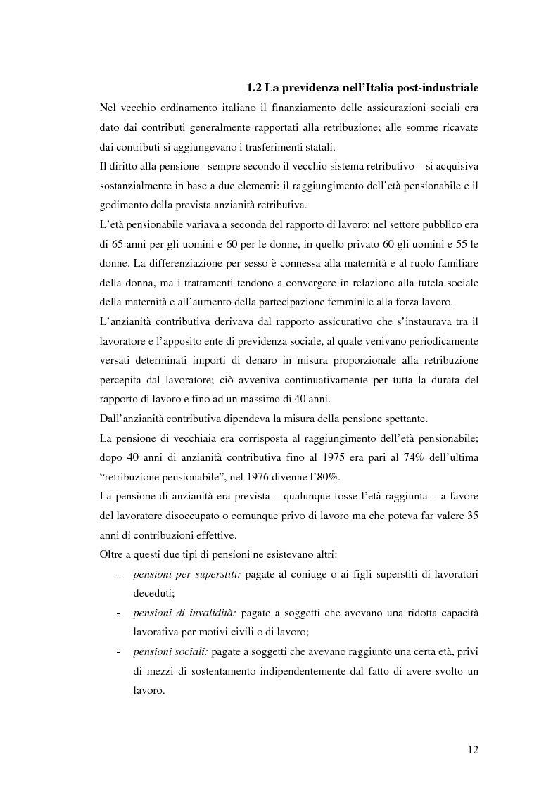 Anteprima della tesi: Il terzo pilastro della previdenza: analisi di un decollo mancato, Pagina 7