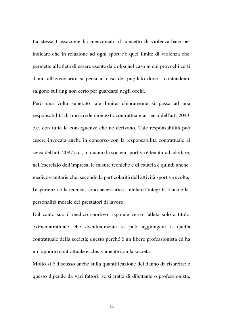 Anteprima della tesi: Lavoro sportivo, Pagina 14
