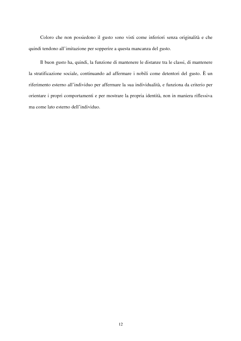 Anteprima della tesi: I mass media e il ruolo del gusto nella società moderna, Pagina 8