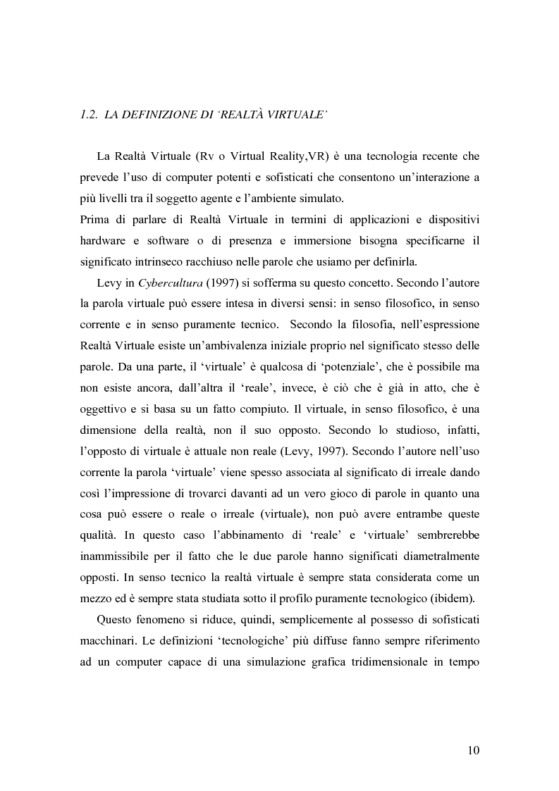 Anteprima della tesi: Analisi comunicative e cooperative in un ambiente virtuale condiviso, Pagina 7