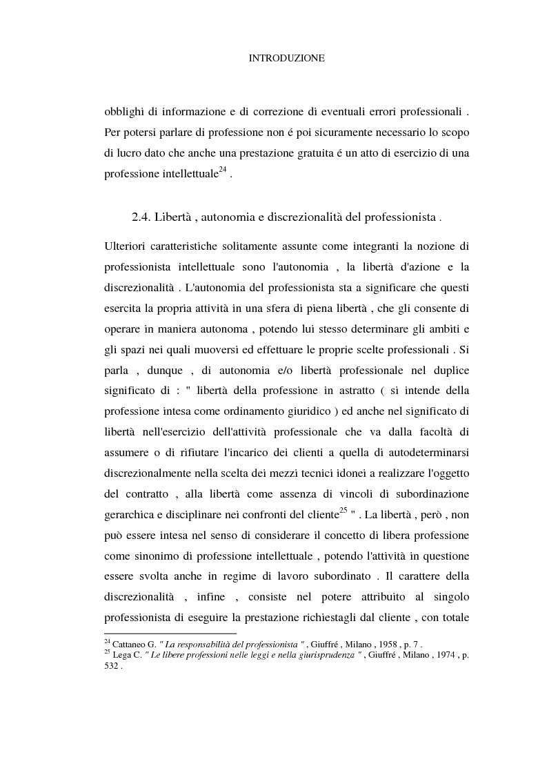 Anteprima della tesi: Lavoro professionale e responsabilità, Pagina 11