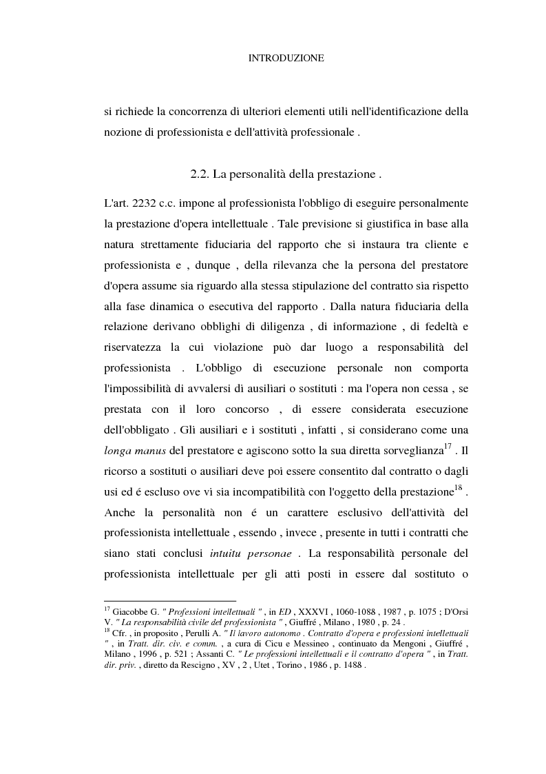 Anteprima della tesi: Lavoro professionale e responsabilità, Pagina 8